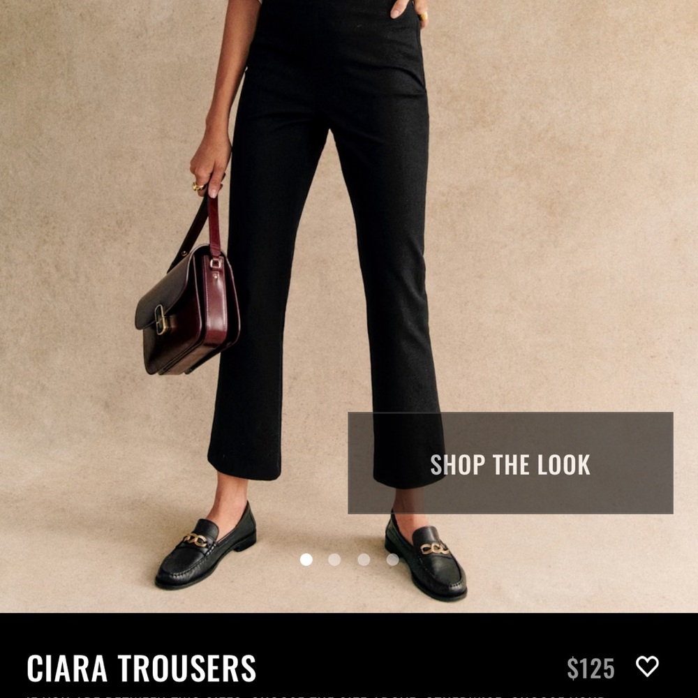 Sezane Ciara trousers- new, never worn